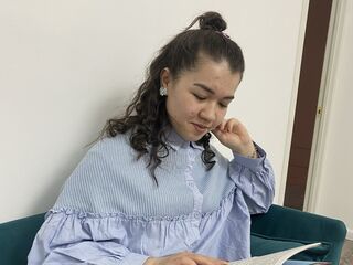 girl fingering shaved pussy EllyJames